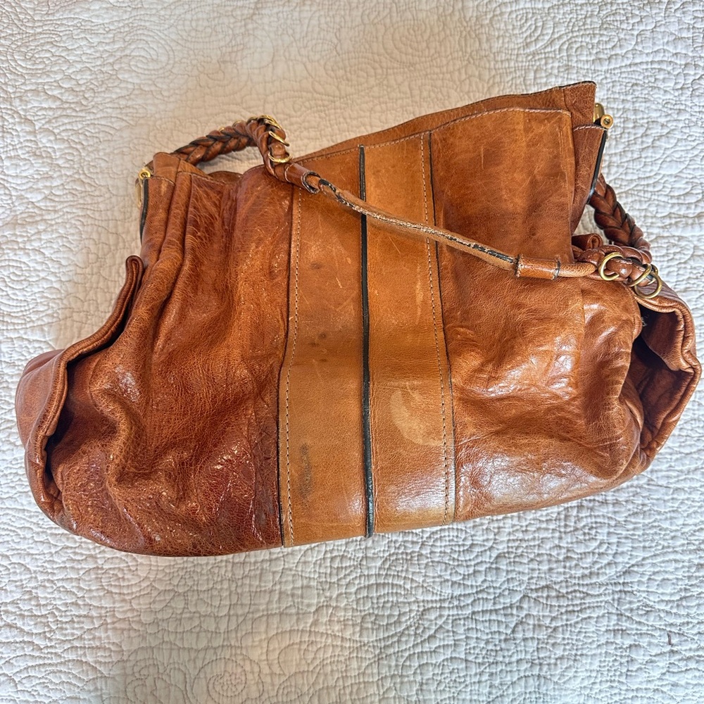 Authentic brown leather Chloe bag